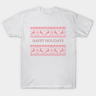 Happy holidays, christmas sweater T-Shirt